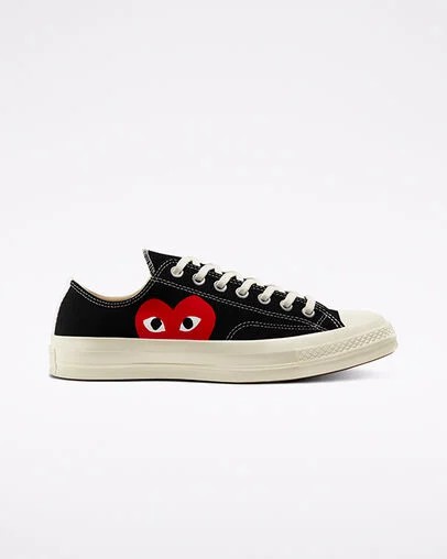 Black / White / Red Converse Converse x PLAY Comme des Garçons Chuck 70 Men Sneakers Canada | C-87062419