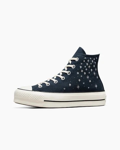 Blue Converse Chuck Taylor All Star Lift Women Platform Shoes Canada | C-08264979
