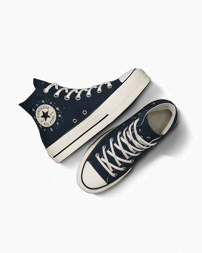 Blue Converse Chuck Taylor All Star Lift Women Platform Shoes Canada | C-08264979