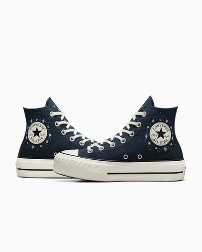 Blue Converse Chuck Taylor All Star Lift Women Platform Shoes Canada | C-08264979