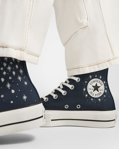 Blue Converse Chuck Taylor All Star Lift Women Platform Shoes Canada | C-08264979