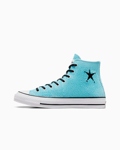 Blue Converse Converse x Stüssy Chuck 70 Women Sneakers Canada | C-94315809