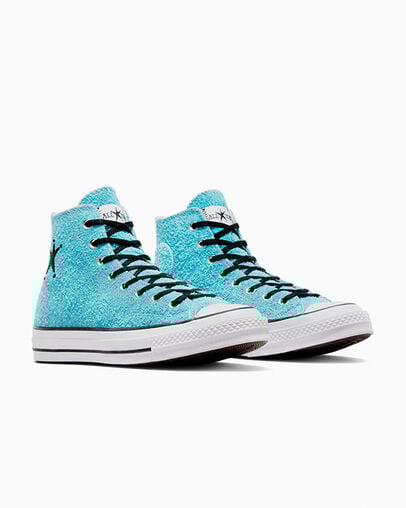 Blue Converse Converse x Stüssy Chuck 70 Women Sneakers Canada | C-94315809