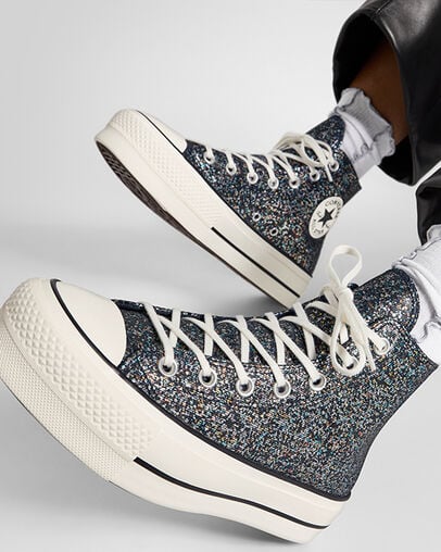Blue / Black Converse Chuck Taylor All Star Lift Women Platform Shoes Canada | C-35812499