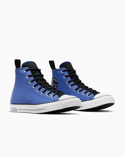 Blue / Black / White Converse Chuck Taylor All Star Vintage Athletic Women Sneakers Canada | C-03279149