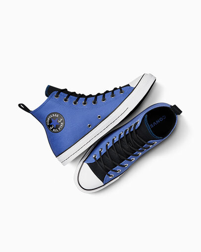 Blue / Black / White Converse Chuck Taylor All Star Vintage Athletic Women Sneakers Canada | C-03279149