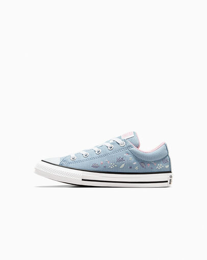 Blue / Pink Converse Chuck Taylor All Star Street Tiny Florals Kids' Sneakers Canada | C-56342799
