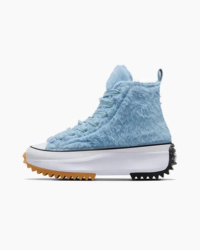 Blue / White / Black Converse Run Star Hike Women Platform Shoes Canada | C-50917649