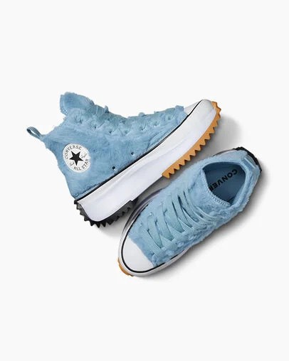 Blue / White / Black Converse Run Star Hike Women Platform Shoes Canada | C-50917649