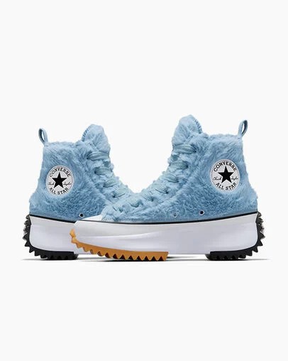Blue / White / Black Converse Run Star Hike Women Platform Shoes Canada | C-50917649