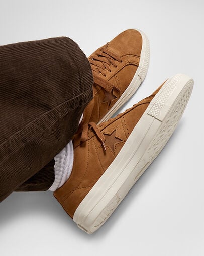 Brown Converse CONS One Star Pro Nubuck Women Skate Shoes Canada | C-09137249