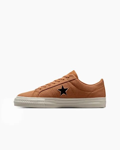 Brown Converse One Star Pro Women Skate Shoes Canada | C-34981259