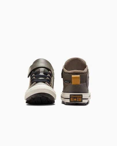 Brown / Black Converse Chuck Taylor All Star Malden Street Kids' Boots Canada | C-52468099