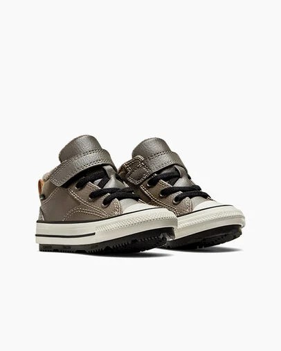 Brown / Black Converse Chuck Taylor All Star Water-Repellent Malden Street Kids' Boots Canada | C-73456909