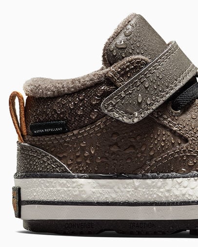 Brown / Black Converse Chuck Taylor All Star Water-Repellent Malden Street Kids' Boots Canada | C-73456909