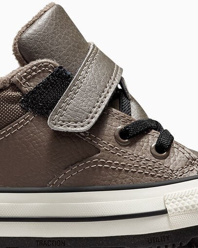 Brown / Black Converse Chuck Taylor All Star Water-Repellent Malden Street Kids' Boots Canada | C-73456909