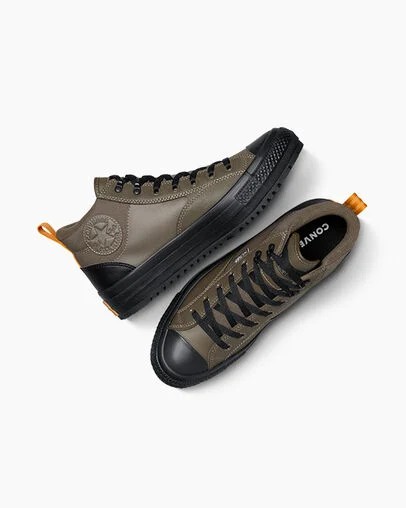 Brown / Black Converse Chuck Taylor All Star Malden Street Men Boots Canada | C-60743929