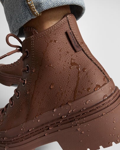 Brown / Black Converse Chuck Taylor All Star Lugged Heel Platform Waterproof Women Boots Canada | C-58734699
