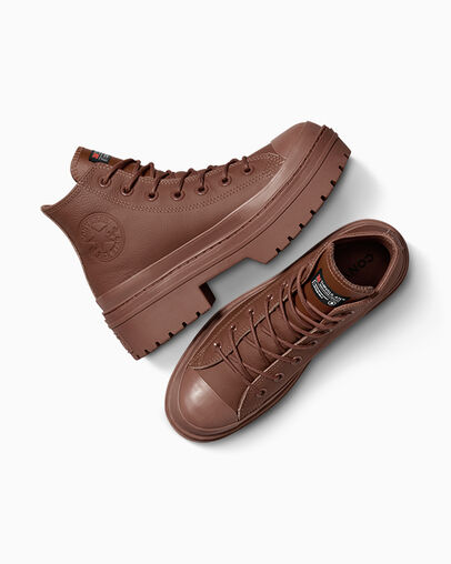 Brown / Black Converse Chuck Taylor All Star Lugged Heel Platform Waterproof Women Boots Canada | C-58734699