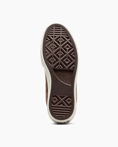 Brown / Black Converse Chuck Taylor All Star Lift Platform Water Repellent Leather Women Boots Canada | C-01467839