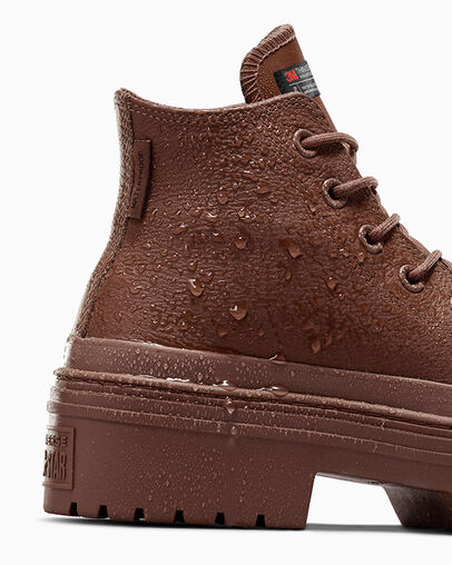 Brown / Black Converse Chuck Taylor All Star Lugged Heel Women Platform Shoes Canada | C-90253179