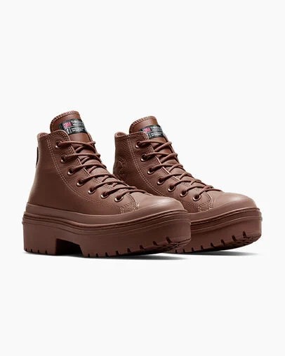Brown / Black Converse Chuck Taylor All Star Lugged Heel Women Platform Shoes Canada | C-90253179