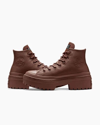 Brown / Black Converse Chuck Taylor All Star Lugged Heel Women Platform Shoes Canada | C-90253179