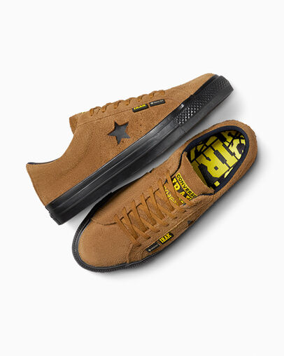 Brown / Black Converse Converse x IRAK NYC One Star Pro Men Tennis Shoes Canada | C-64753829