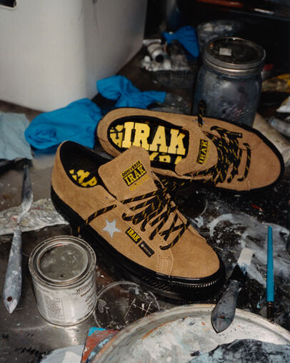 Brown / Black Converse Converse x IRAK NYC One Star Pro Men Skate Shoes Canada | C-03165879