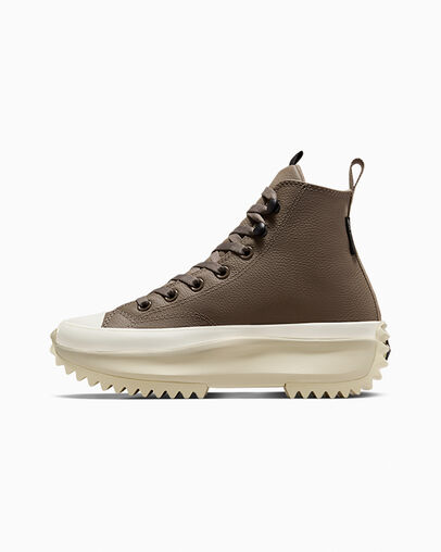 Brown / Black Converse Run Star Hike Women Platform Shoes Canada | C-37840159