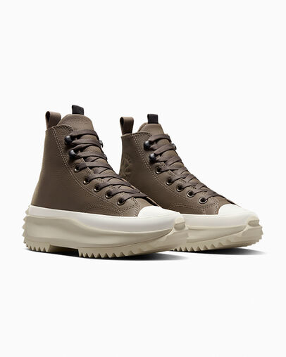 Brown / Black Converse Run Star Hike Women Platform Shoes Canada | C-37840159