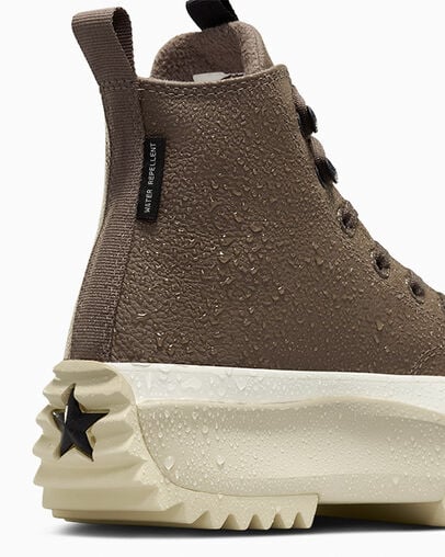 Brown / Black Converse Run Star Hike Women Platform Shoes Canada | C-37840159