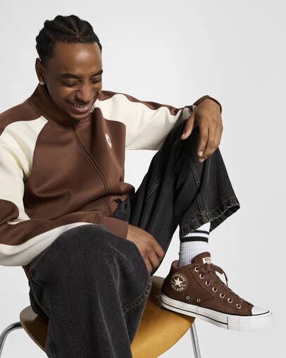 Brown / Brown / White Converse Chuck Taylor All Star Malden Street Men Boots Canada | C-24908579