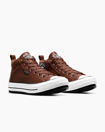 Brown / Brown / White Converse Chuck Taylor All Star Malden Street Women Boots Canada | C-07158439