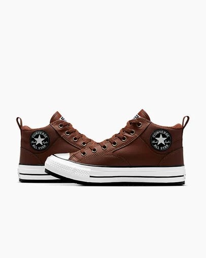 Brown / Brown / White Converse Chuck Taylor All Star Malden Street Women Boots Canada | C-07158439