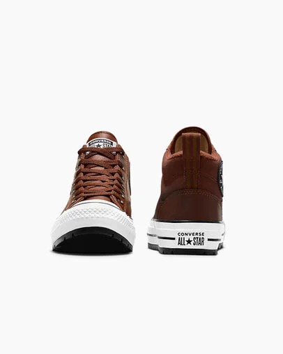 Brown / Brown / White Converse Chuck Taylor All Star Malden Street Women Boots Canada | C-07158439