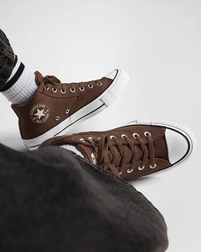 Brown / Brown / White Converse Chuck Taylor All Star Malden Street Women Boots Canada | C-48310299