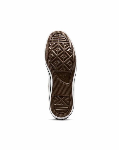 Brown / White / Black Converse Chuck Taylor All Star Malden Street Kids' Boots Canada | C-42790169