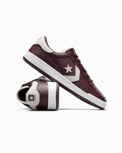Burgundy / Purple / White Converse CONS Fastbreak Pro Leather & Nylon Men Skate Shoes Canada | C-84603519