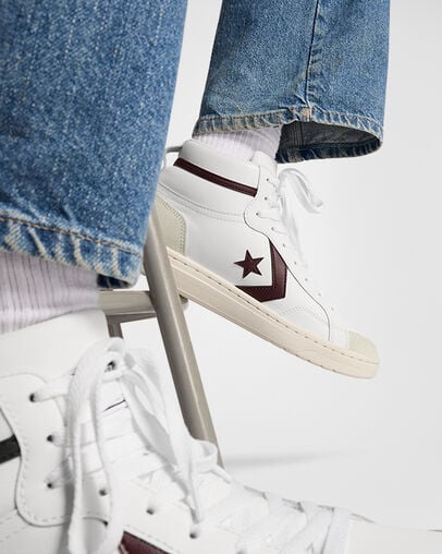 Burgundy / Purple / White Converse Pro Blaze Classic Men Boots Canada | C-81725069