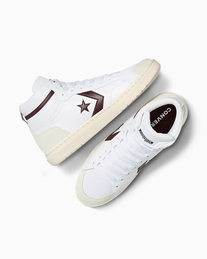 Burgundy / Purple / White Converse Pro Blaze Classic Women Boots Canada | C-93650749