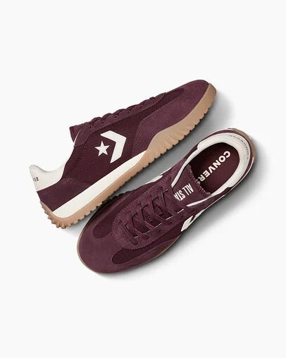 Burgundy / White Converse Run Star Women Trainers Canada | C-62910589