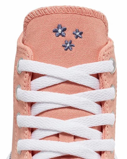 Coral / White Converse Chuck Taylor All Star Move Women Platform Shoes Canada | C-86143059