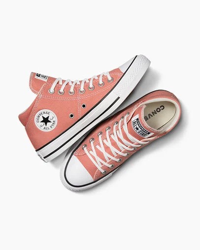 Coral / White / Black Converse Chuck Taylor All Star Madison Women Canvas Shoes Canada | C-19347089