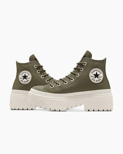 Dark Green / Black Converse Chuck Taylor All Star Lugged Heel Platform Waterproof Women Boots Canada | C-45629089