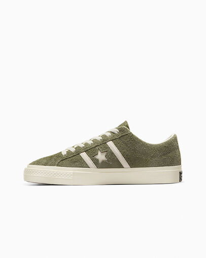 Dark Green / Black Converse One Star Academy Pro Suede Men Skate Shoes Canada | C-49081539