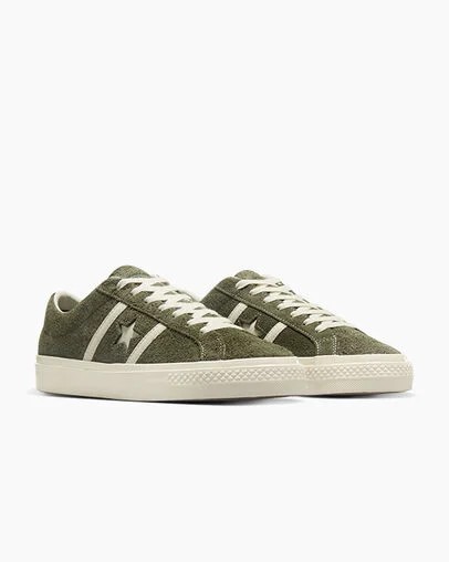 Dark Green / Black Converse One Star Academy Pro Suede Men Skate Shoes Canada | C-49081539