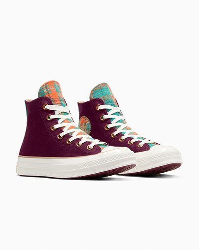 Deep Burgundy Converse Chuck 70 Women Canvas Shoes Canada | C-20897659