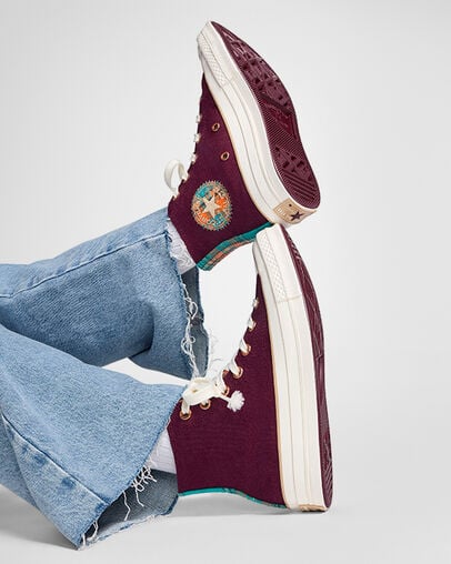 Deep Burgundy Converse Chuck 70 Women Canvas Shoes Canada | C-20897659