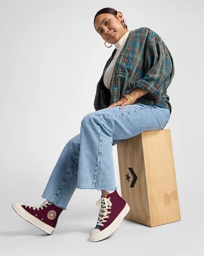 Deep Burgundy Converse Chuck 70 Women Canvas Shoes Canada | C-20897659